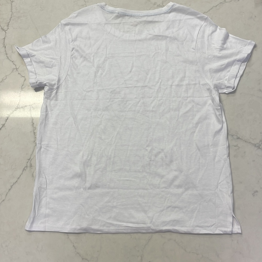 ENGAGED White T-shirt Size Large NWOT - Picture 6 of 7